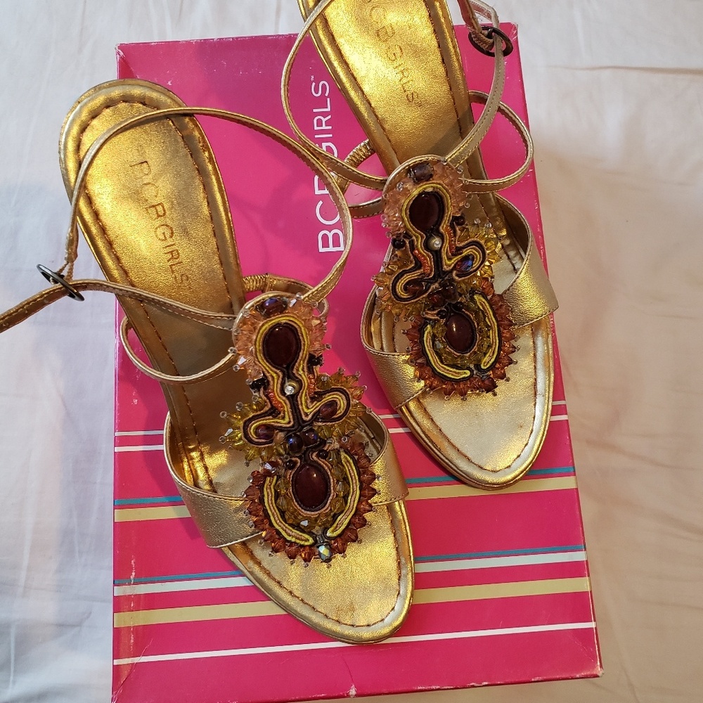 Ornate party heels